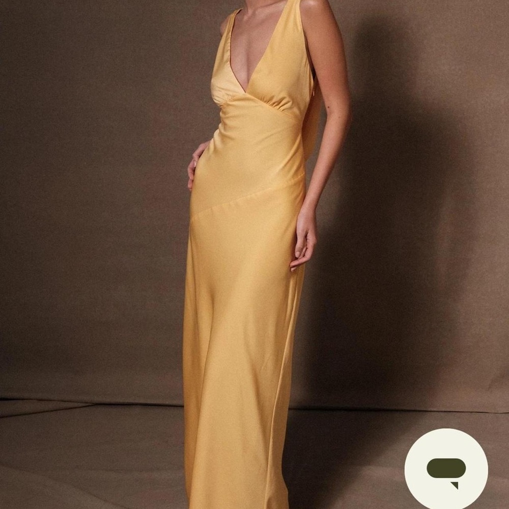 Meshki Golden Sleeveless Dress